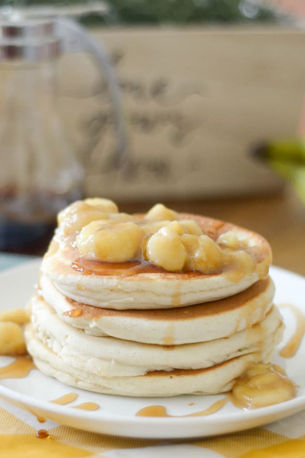 Gluten Free Bananas Foster Pancakes Picture