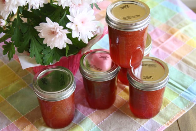 rhubarb jam for canning