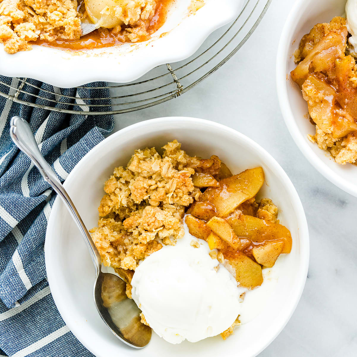 Gluten Free Apple Crisp Recipe Food Fanatic Almond meal adds a lovely texture and delicious nutty flavor. food fanatic