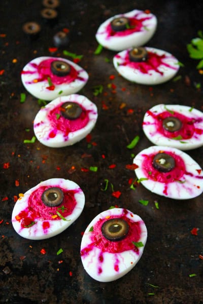 Deviled Egg Eyeballs Picture