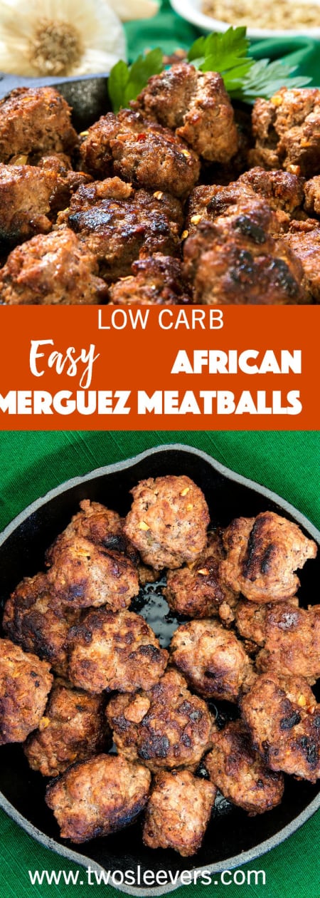 Low Carb African Merguez Meatballs Pic