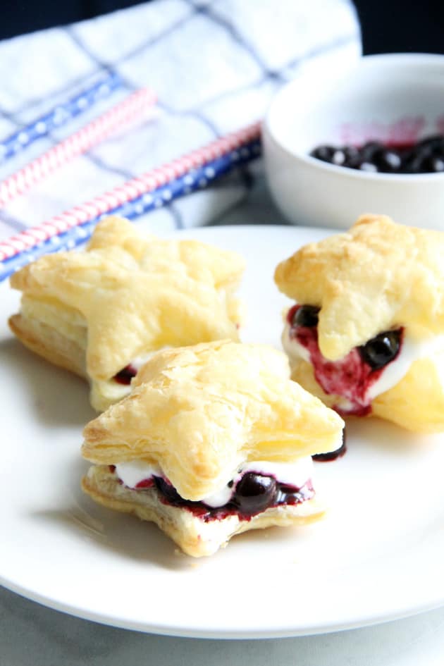 Blueberry Cream Puffs Pic - Food Fanatic