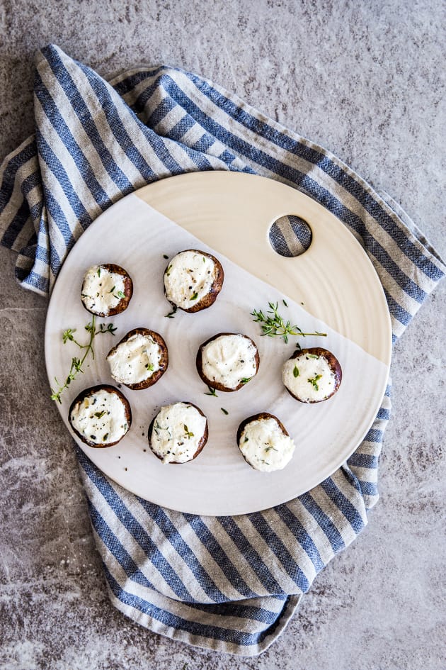 Garlic Herb Goat Cheese Stuffed Mushrooms Pic