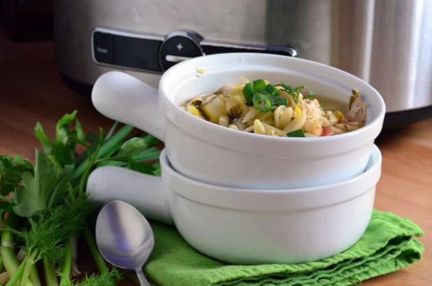 Lemon Chicken Orzo Soup Photo