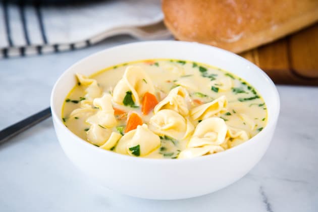 Creamy Chicken Tortellini Soup Photo