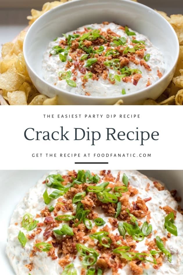Crock Pot Crack Dip (addicting bacon cheddar ranch!) - Kitchen Gidget