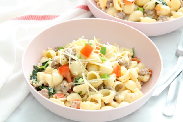 Creamy Sausage and Tomato Pasta Photo