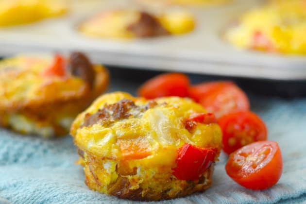 Gluten Free Sweet Potato & Sausage Egg Cups Photo