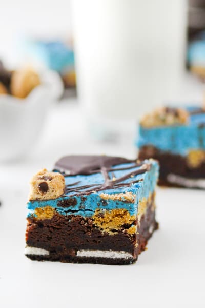 Cookie Monster Brownies