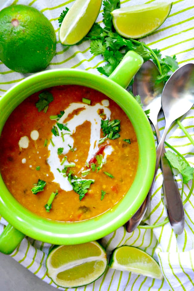 Instant Pot Coconut Curry Lentil Tomato Soup Pic