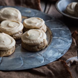 Brown butter maple nutmeg cookies photo