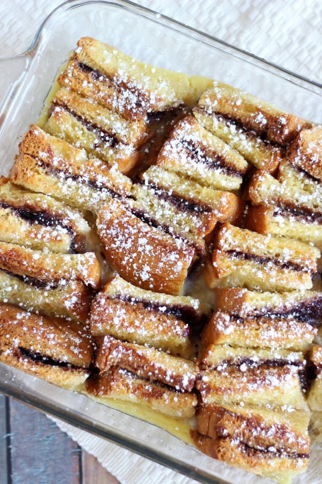 Peanut Butter and Jelly Bread Pudding Pic