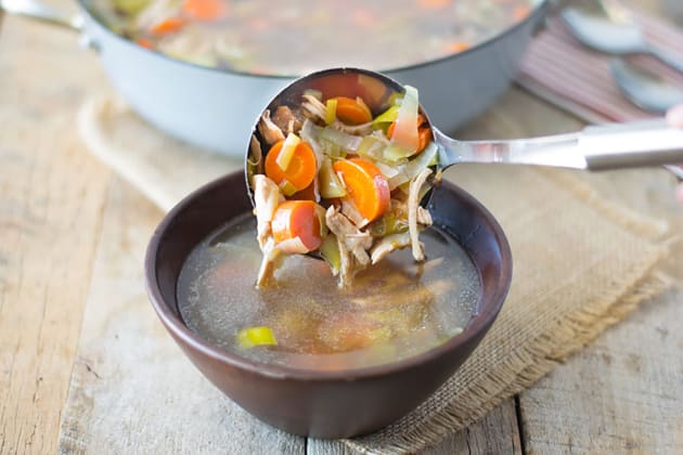 Cock-A-Leekie Soup Picture