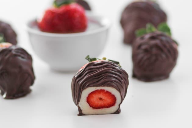 Homemade Strawberry Cordials Photo