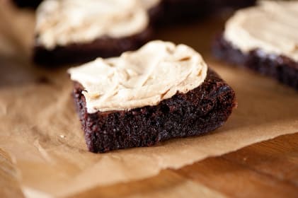 Peanut Butter Frosted Brownies: Holy Delicious