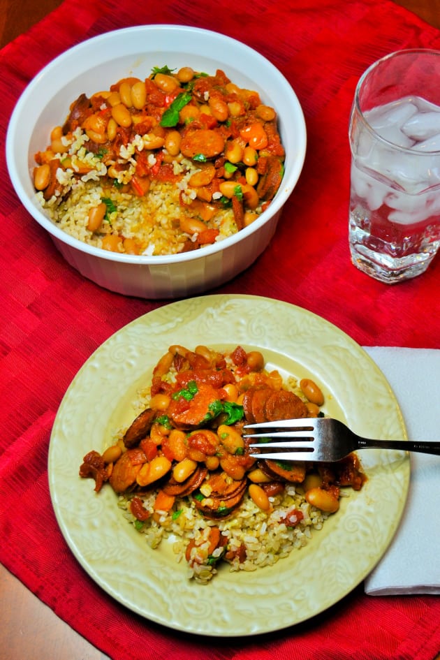Sausage and White Bean Skillet Image