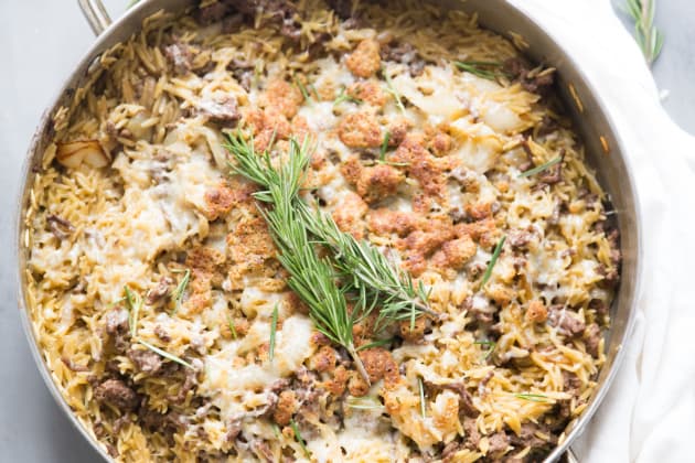 French Onion Skillet Beef Casserole Photo