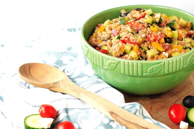 Easy Greek Quinoa Salad