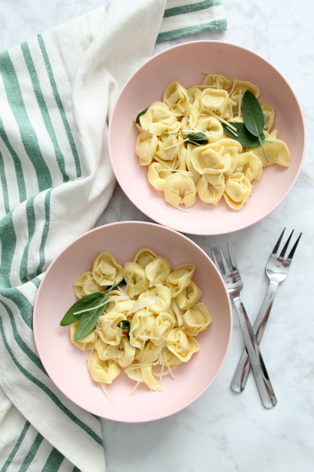 Tortellini with Butter and Sage Pic