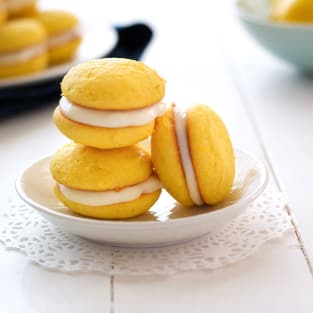 Frosted lemon ricotta cookies photo