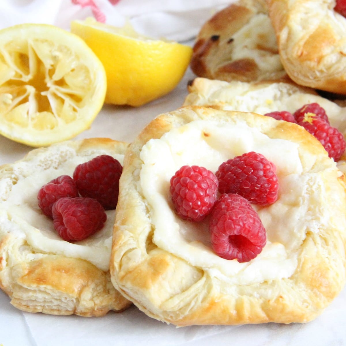 Lemon Raspberry Danish Recipe - Food Fanatic