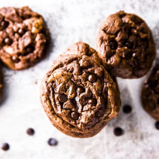 The best double chocolate cookies photo