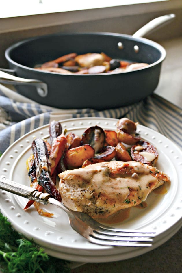 One Pot Chicken Vegetable Skillet Image
