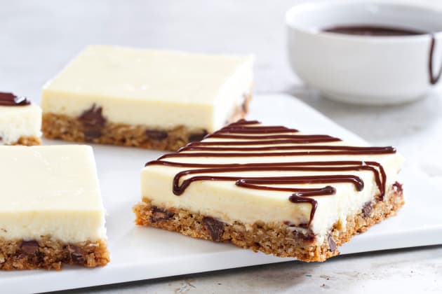Oatmeal Chocolate Chip Cheesecake Bars Photo
