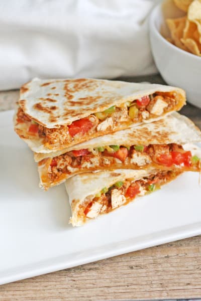 Spicy Tofu Quesadillas Recipe - Food Fanatic