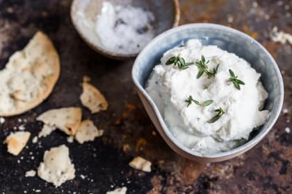 Whipped Goat Cheese: Delicious Herby Dip