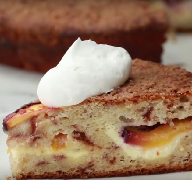 Peaches and Cream Cake
