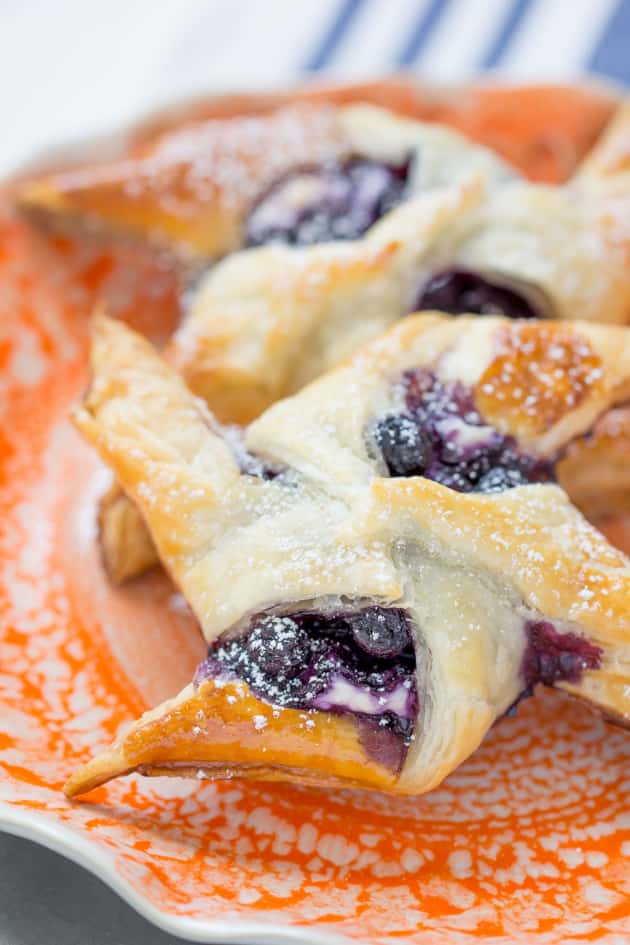 Blueberry Cream Cheese Danish Food Fanatic