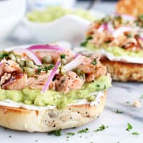 Smoked Salmon Avocado Cream Cheese Bagel Recipe Food Fanatic