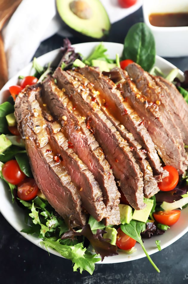 File 1 - Miso Marinated Steak Salad with Avocado