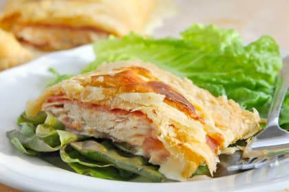 Puff Pastry Chicken Cordon Bleu