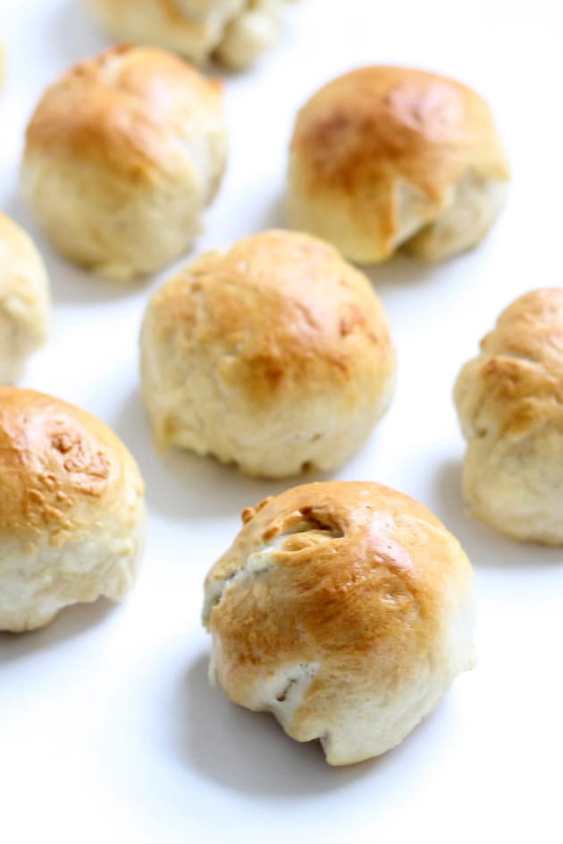 Homemade Bantam Bagel Bites with Cream Cheese Pic
