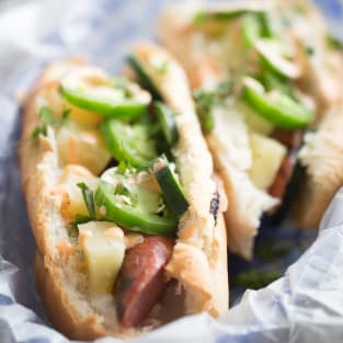 Sweet and spicy sausage subs photo