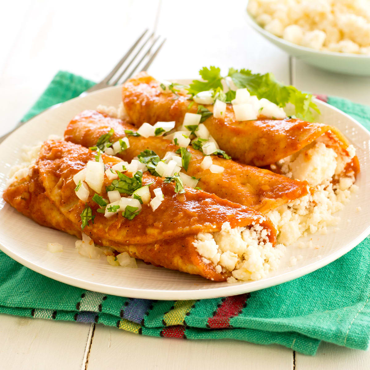 Queso Fresco Enchiladas The Easiest Cheese Enchiladas