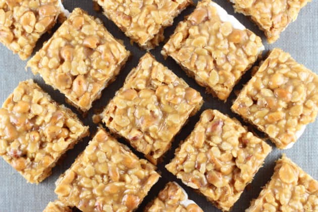 Peanut Butter Cookie Rice Krispie Bars Photo