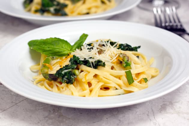 Meyer Lemon Kale Pasta Photo