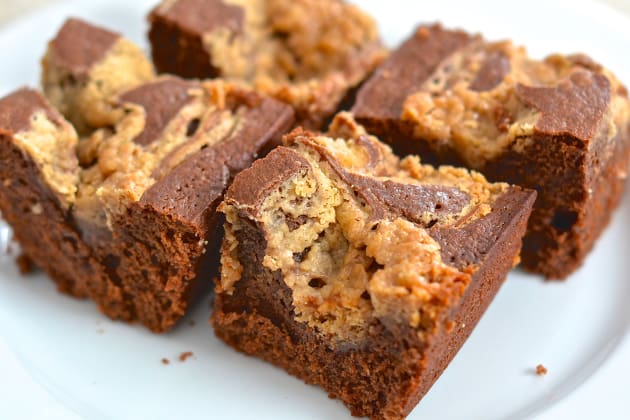 Peanut Butter Swirl Brownies Photo