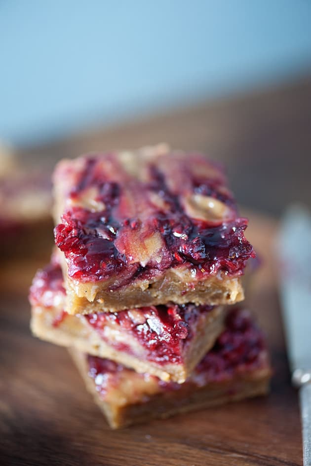 Brown Butter Raspberry Pie Blondies Picture