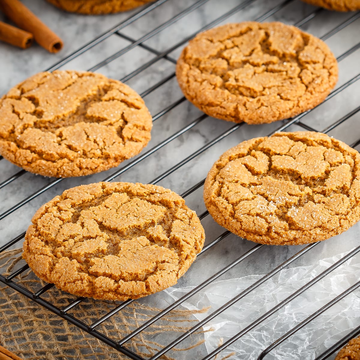 Soft and Chewy Ginger Cookies Recipe