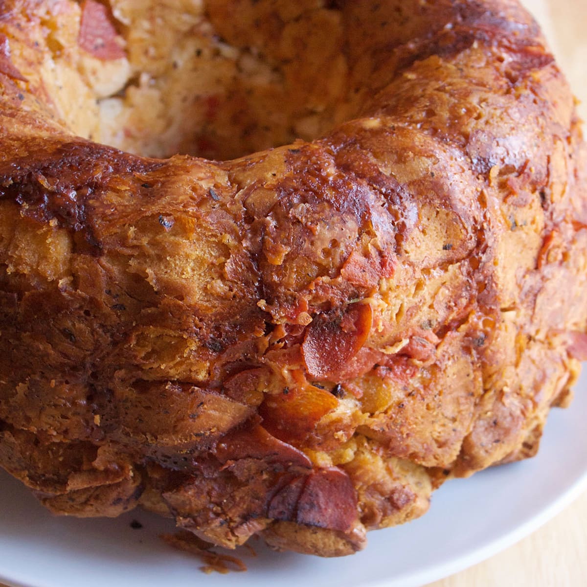 Pepperoni Pizza Monkey Bread Recipe Food Fanatic