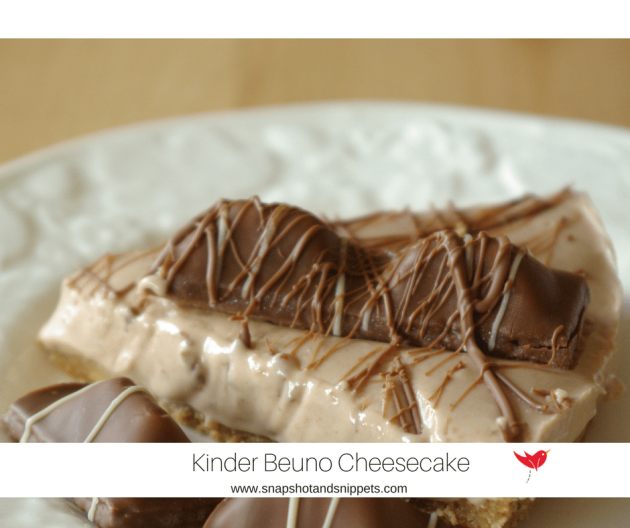 Lower Fat Kinder Bueno Cheesecake By Snapshots And Snippets Food Fanatic