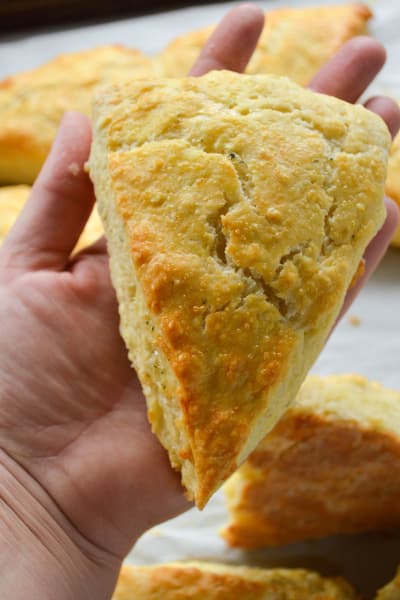 File 1 Garlic Herb and Cheddar Scones