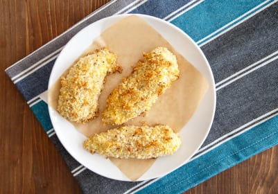Cheesy Baked Chicken Tenders