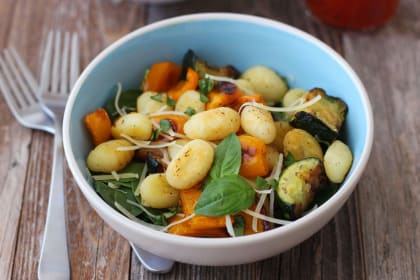 One Pan Roasted Gnocchi and Vegetables