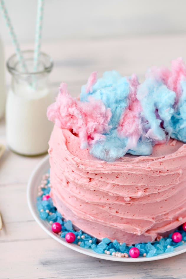 Cotton Candy Layer Cake Picture