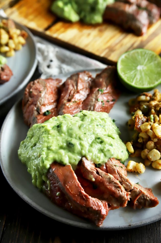 Chipotle Flank Steak with Avocado Salsa Recipe - Food Fanatic